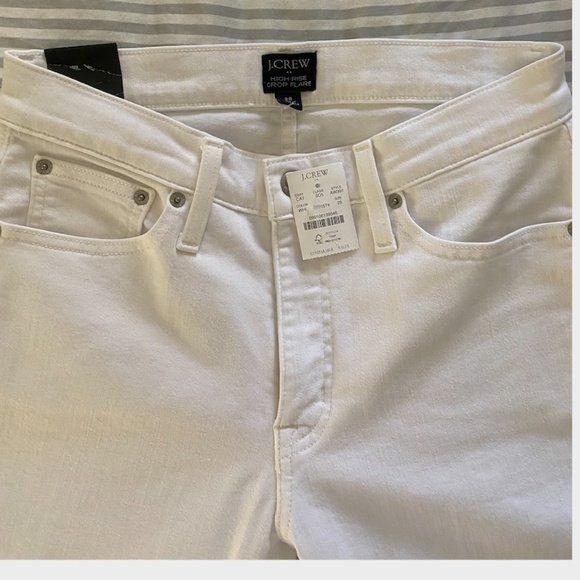 JCREW FACTORY High Rise Crop Flare Denim - Picture 5 of 7